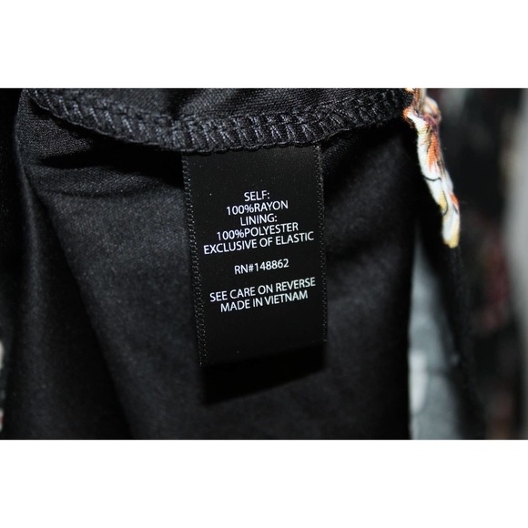 Torrid Floral Butterfly Midi Challis Smocked Tiered Dress Plus Size 4 4X H14068 - Picture 12 of 16